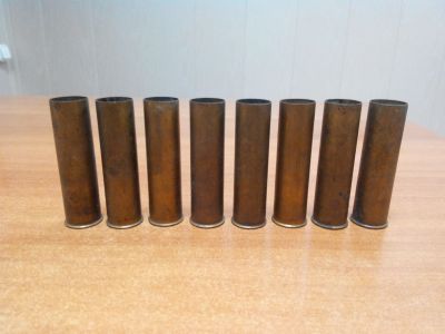 Лот: 12661573. Фото: 1. Гильзы латунные 16 калибр. Патроны