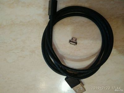 Лот: 13256414. Фото: 1. Магнитный кабель USB-Micro USB... Дата-кабели, переходники