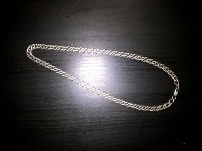 Лот: 11355305. Фото: 1. Серебрянная цепь. Цепочки