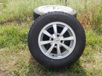 Лот: 5896351. Фото: 1. Зимняя резина Bridgestone с дисками. Шины на дисках