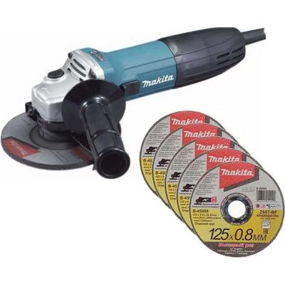 Лот: 16724227. Фото: 1. Угловая шлифмашина Makita GA5030X3. Электроинструмент