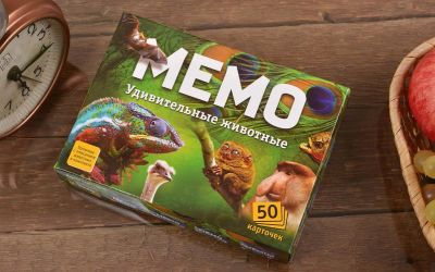 Лот: 12719909. Фото: 1. Нескучные игры: Мемо "Удивительные... Настольные игры, карты