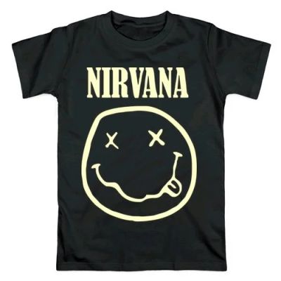 Лот: 11908846. Фото: 1. Мужская футболка Nirvana (54 р-р... Футболки, поло