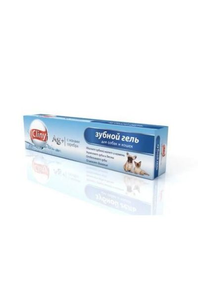 Лот: 4878101. Фото: 1. Зубной гель Cliny, 75 мл. Косметика для животных