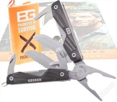 Лот: 2615576. Фото: 1. Мультитул Gerber Bear Grylls Compact. Ножи, топоры
