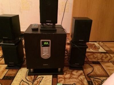 Лот: 6588004. Фото: 1. акустическая система 5.1 Defender... Активные акустические системы