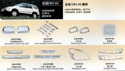 Лот: 2998865. Фото: 1. Хром пакет HONDA CRV 02-05 до... Детали тюнинга