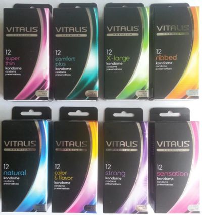 Лот: 5608651. Фото: 1. Набор презервативов Vitalis Premium... Презервативы