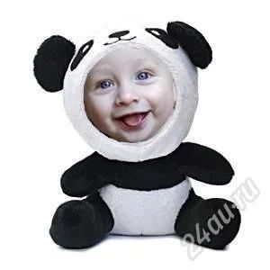 Лот: 2420088. Фото: 1. 3d лицо на мягкой игрушке тигренок... Сувенирные мелочи