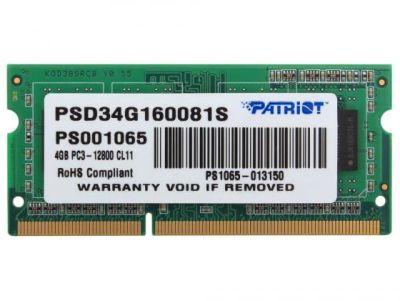 Лот: 10873935. Фото: 1. Память SO-DDR3 4Gb PC12800(1600... Оперативная память