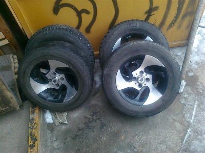 Лот: 1632485. Фото: 1. Продам литье DJ Wheels на резине. Шины на дисках