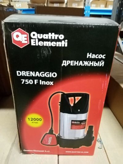 Лот: 25110693. Фото: 1. Дренажный насос QE Drenaggio 750... Насосы садовые, мотопомпы
