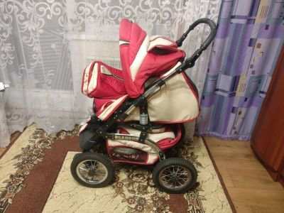 Лот: 16430173. Фото: 1. Коляска детская + бонусом автолюлька... Коляски