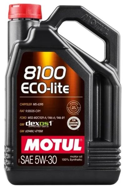 Лот: 20067552. Фото: 1. MOTUL 8100 Eco-lite 5w30 SP-RC... Масла, жидкости