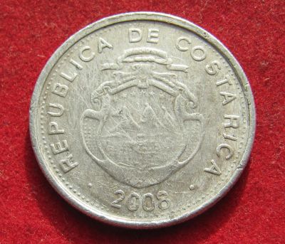 Лот: 20996335. Фото: 1. Коста-Рика 10 колонов, 2008г. Америка