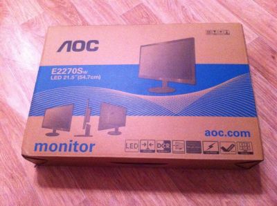 Лот: 11477664. Фото: 1. Новый Монитор 21,5" AOC Value... ЖК-мониторы