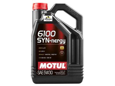 Лот: 20067548. Фото: 1. MOTUL 6100 Syn-nergy 5w30 SL... Масла, жидкости