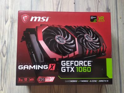 Лот: 16552293. Фото: 1. msi geforce gtx 1060 gaming x... Видеокарты