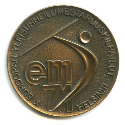 Лот: 20315308. Фото: 1. Финляндия 1971 Медаль Хельсинки... Памятные медали