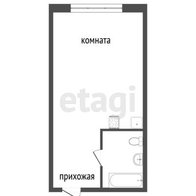 Лот: 20965289. Фото: 1. Продам 1-комн. кв. 18 кв.м. Красноярск... Квартиры, студии