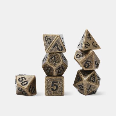 Лот: 14916908. Фото: 1. Набор кубиков Metal Dice Set -... Настольные игры, карты