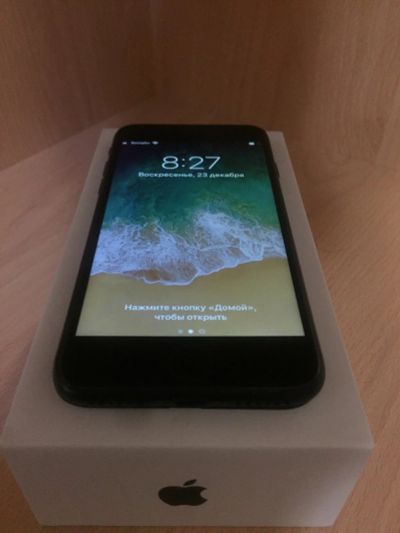 Лот: 12840272. Фото: 1. iPhone 7 Black 32GB. Смартфоны