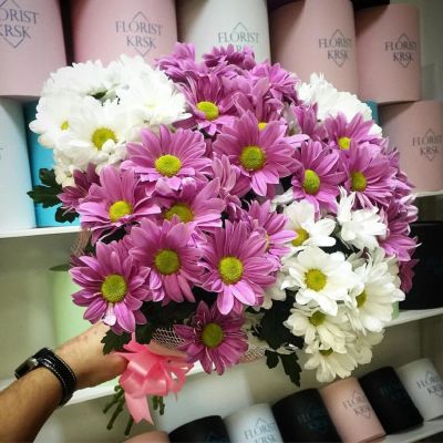 Лот: 9282173. Фото: 1. Букет из ромашек. Свежие цветы