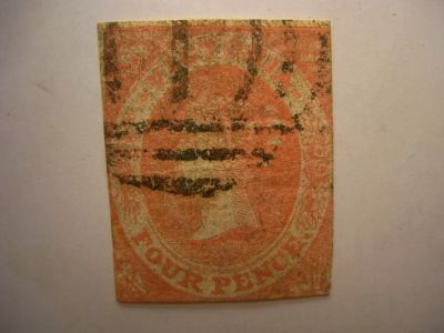 Лот: 6936680. Фото: 1. Виктория 1857г 4d. Марки