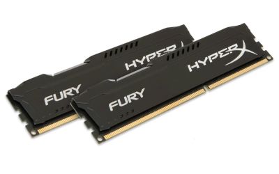 Лот: 11823881. Фото: 1. Kingston HyperX Fury Black DDR3. Оперативная память
