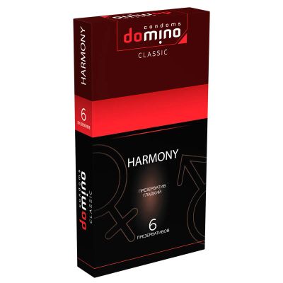 Лот: 24246941. Фото: 1. Презервативы гладкие Domino Harmony... Презервативы