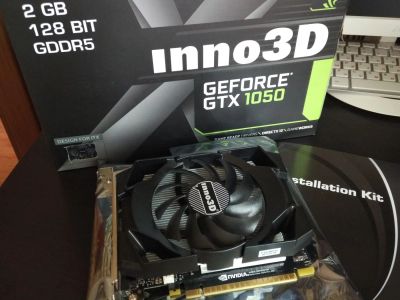 Лот: 10375007. Фото: 1. GTX 1050 Inno3D 2Gb ret 3 года... Видеокарты