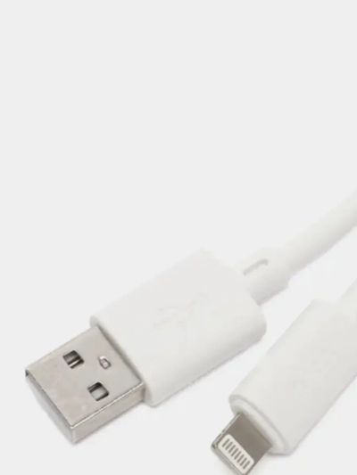 Лот: 21376325. Фото: 1. Кабель Lightning (m) - USB(m... Дата-кабели, переходники