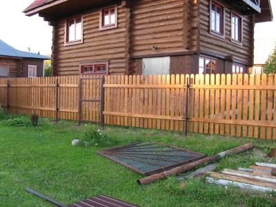 Лот: 4431150. Фото: 1. Заборы из проф листа!. Ворота, заборы, шлагбаумы
