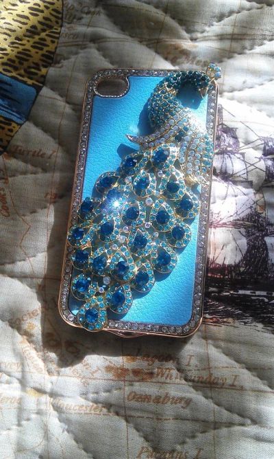 Лот: 3143763. Фото: 1. Чехол на Iphone 4\4s новый с павлином. Чехлы, бамперы