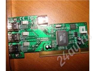 Лот: 10857. Фото: 1. PCI IEE1394 aka FireWire контроллер... Красноярск