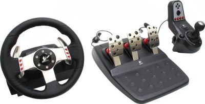 Лот: 9826994. Фото: 1. Руль игровой Logitech G27. Рули, джойстики