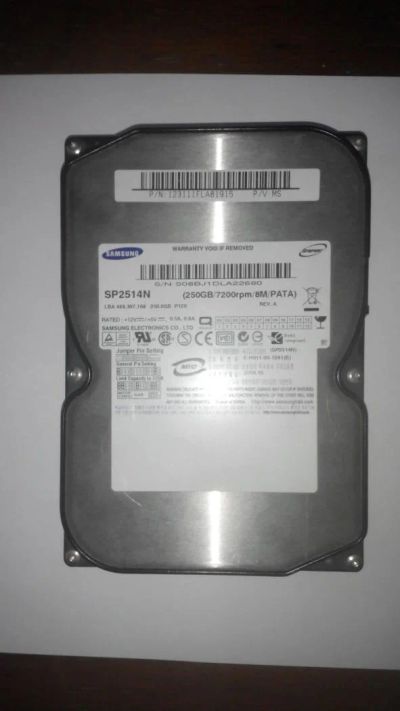 Лот: 9086877. Фото: 1. HDD 3,5 IDE Samsung 250Gb\ 7200... Жёсткие диски