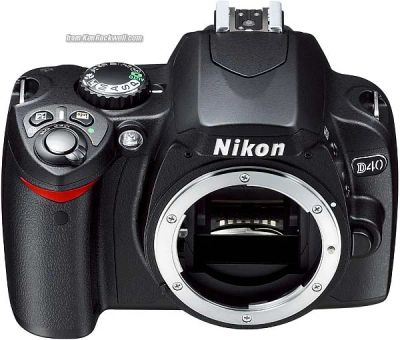 Лот: 3412104. Фото: 1. Nikon D40 (body) Зеркальный фотоаппарат. Цифровые зеркальные