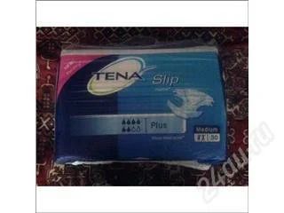 Лот: 32763. Фото: 1. Памперсы Tena slip plus medium... Другое (одежда, обувь, галантерея)
