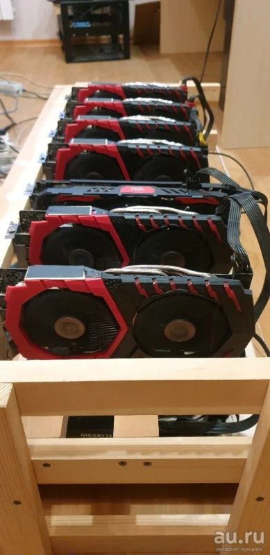Лот: 13132342. Фото: 1. Майнинг ферма 6 видеокарт MSI... Майнинг фермы, товары для майнинга