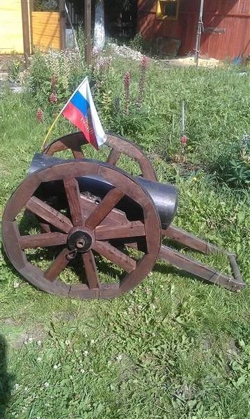 Лот: 2011053. Фото: 1. декоративная пушка. Всё для ландшафта
