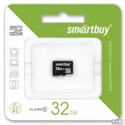 Лот: 11459740. Фото: 1. MicroSD 32GB Smartbuy. Карты памяти