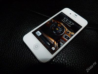 Лот: 2269285. Фото: 1. iPhone 4 32gb White (белый). Смартфоны