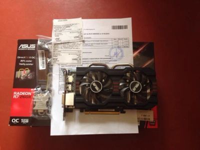 Лот: 6034075. Фото: 1. Видеокарта Radeon R7 260x. Видеокарты