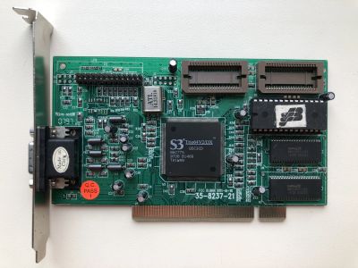 Лот: 21094899. Фото: 1. PCI 1Mb S3Trio64 V2/DX (Q5C3CD... Видеокарты