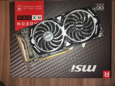 Лот: 19686356. Фото: 1. Видеокарта MSI Radeon RX580 ARMOR... Видеокарты