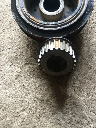 Лот: 9212137. Фото: 1. Шестерня коленвала 5s-fe Toyota... Двигатель и элементы двигателя