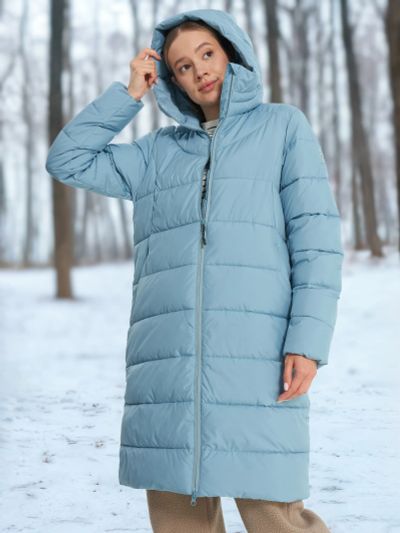 Лот: 25676625. Фото: 1. Пуховик женский Northland, Голубой. Другое (спортивная одежда)