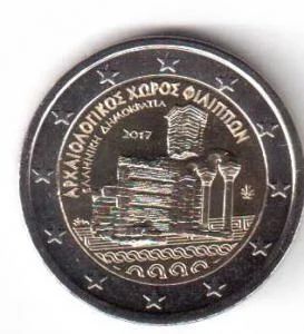 Лот: 11896610. Фото: 1. 2 евро Греция 2017 Филиппы. Европа