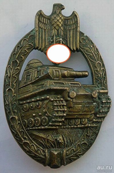 Лот: 13451602. Фото: 1. за танковый бой (бронза) A.S... Другое (значки, медали, жетоны)